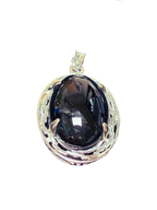 375WG Black Stone Pendant 4.0GM
