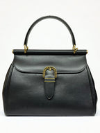 Vintage Valentino Garavani Top Handle Leather Handbag