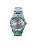 Rolex Datejust Salmon Dial Oyster Diamond & Ruby Bezel 16200