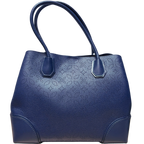 Michael Kors Mercer Gallery Perforated Centre Zip Tote Bag Admiral Blue