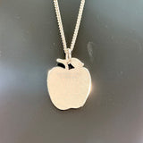 Tiffany & Co. 925 Silver Apple Motif Necklace