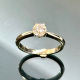 PT900 Solitaire Diamond Ring