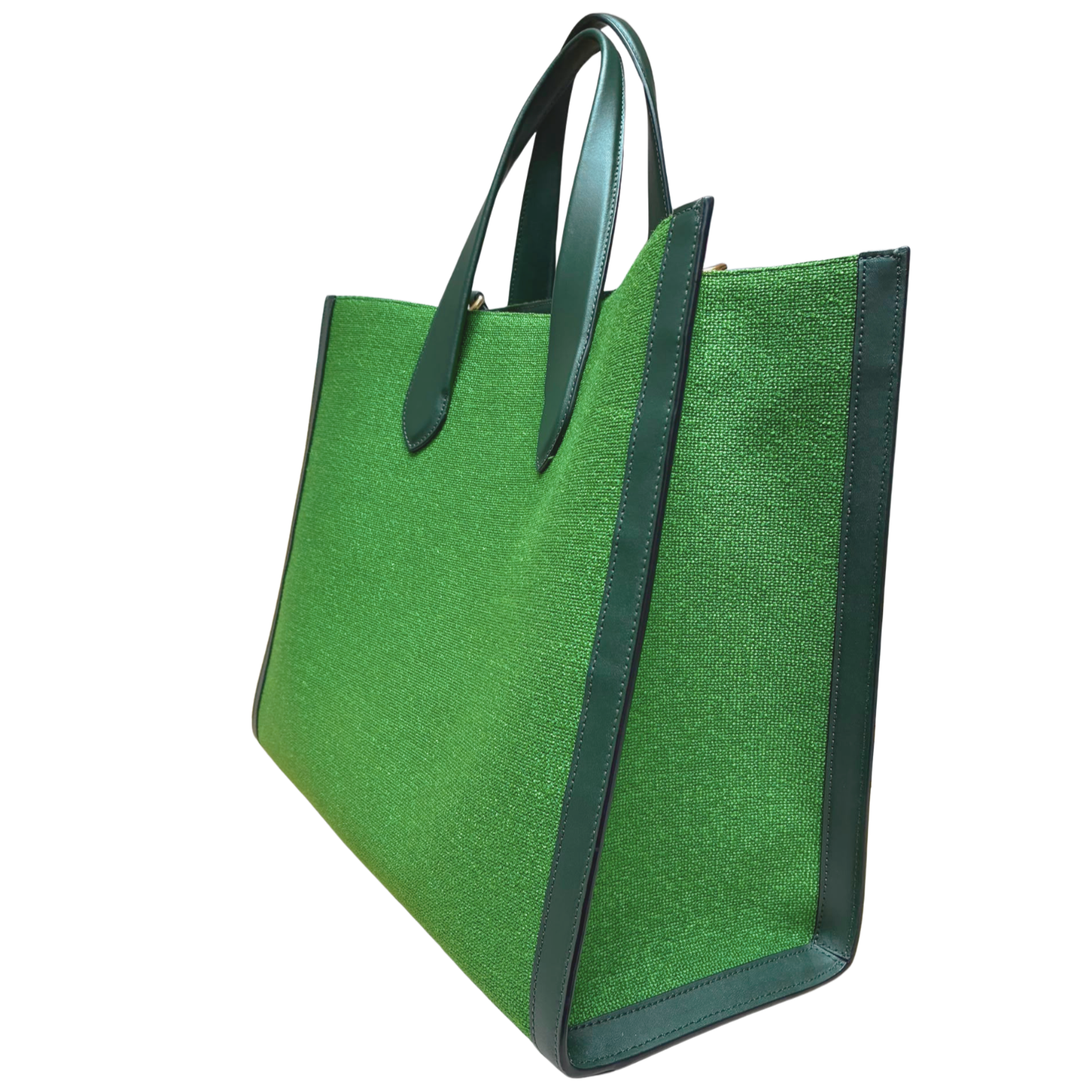 Kate Spade New York Manhattan Lady Leopard Large Tote Basil Green Secondary image