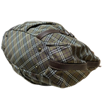 Burberry Blue Label Tote Bag  Khaki Plaid Canvas