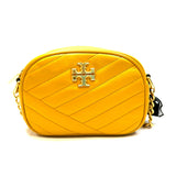 Tory Burch Mustard Yellow Leather Shoulder Bag