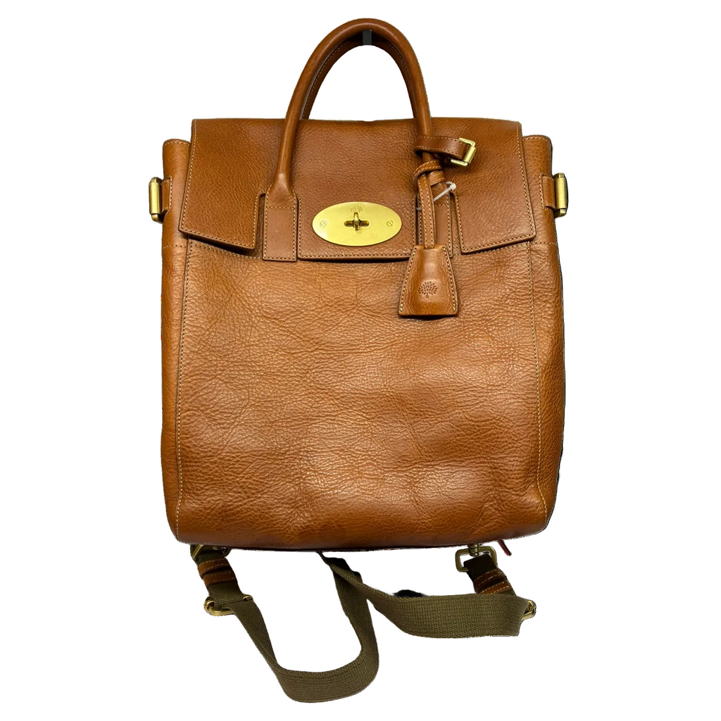 Mulberry Cara Delevingne Convertible Backpack Natural Leather Oak