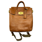 Mulberry Cara Delevingne Convertible Backpack Natural Leather Oak