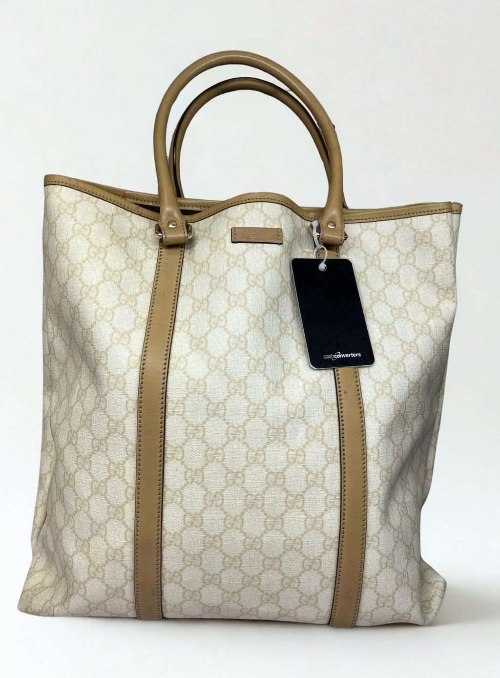 Gucci GG Supreme Canvas Vertical Tote Bag 223668