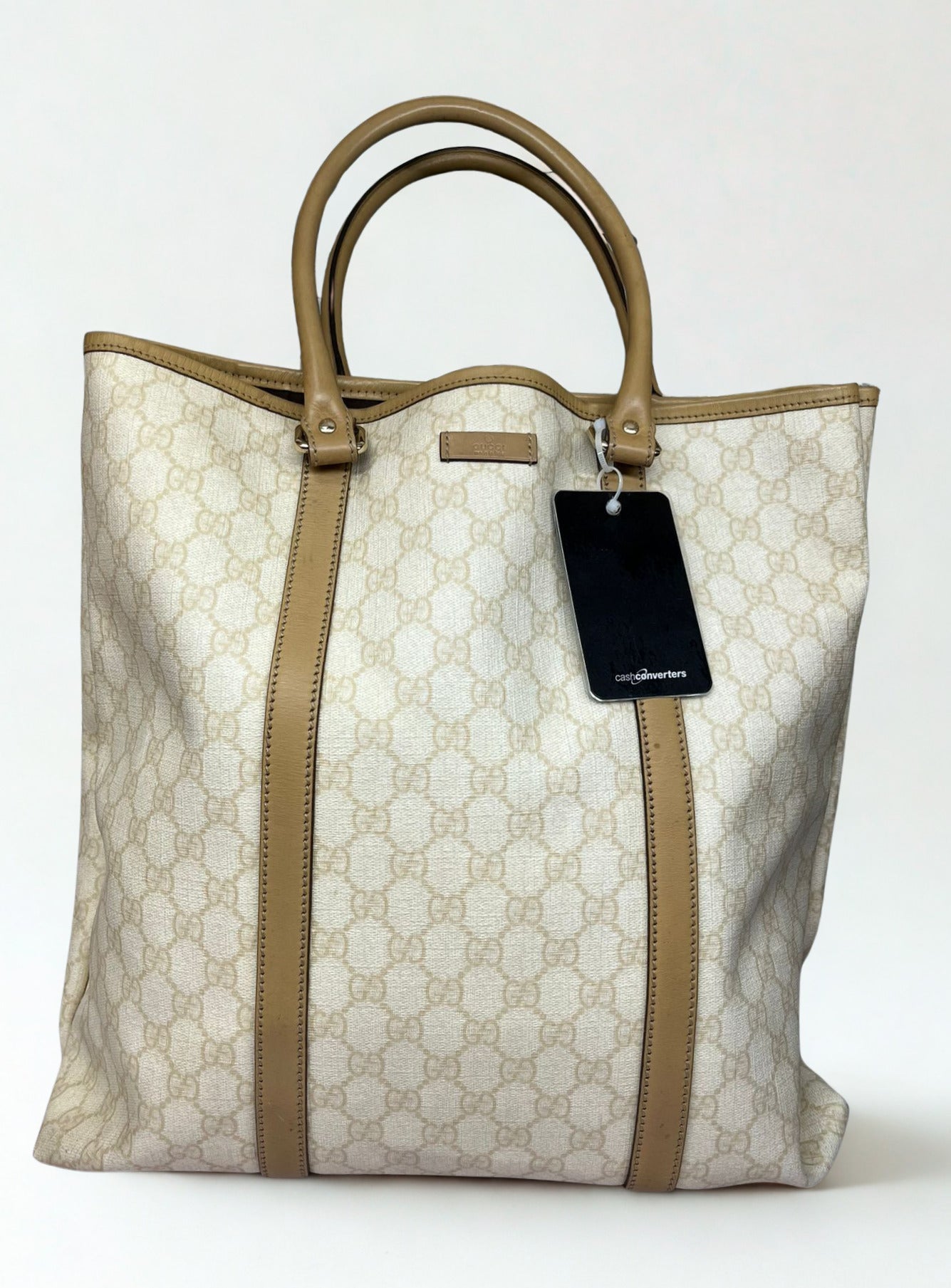 Gucci GG Supreme Canvas Vertical Tote Bag 223668
