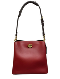 Coach Willow Bucket Bag Colorblock Polished Pebble Leather