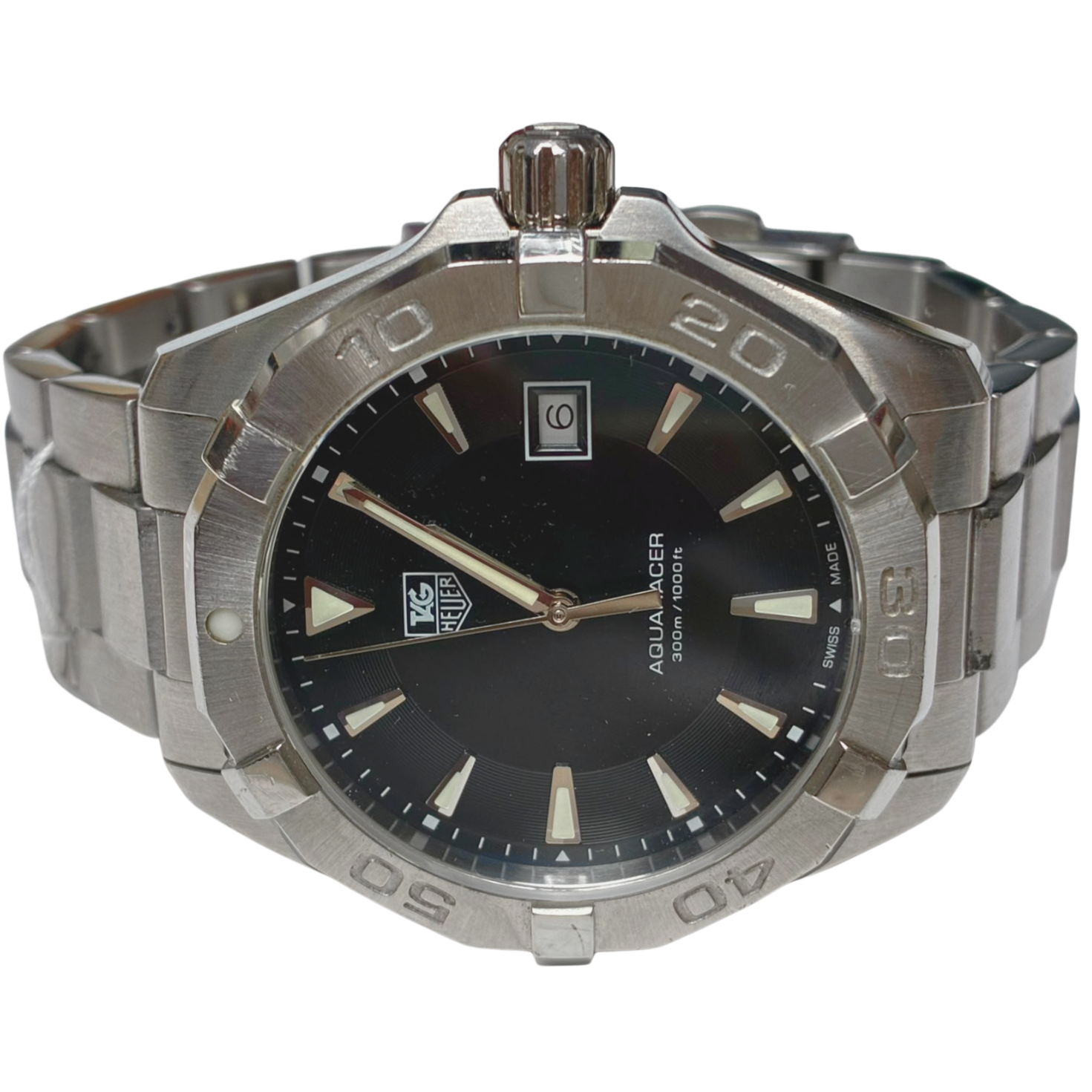TAG Heuer Mens Aquaracer Quartz Stainless Steel Casual Watch