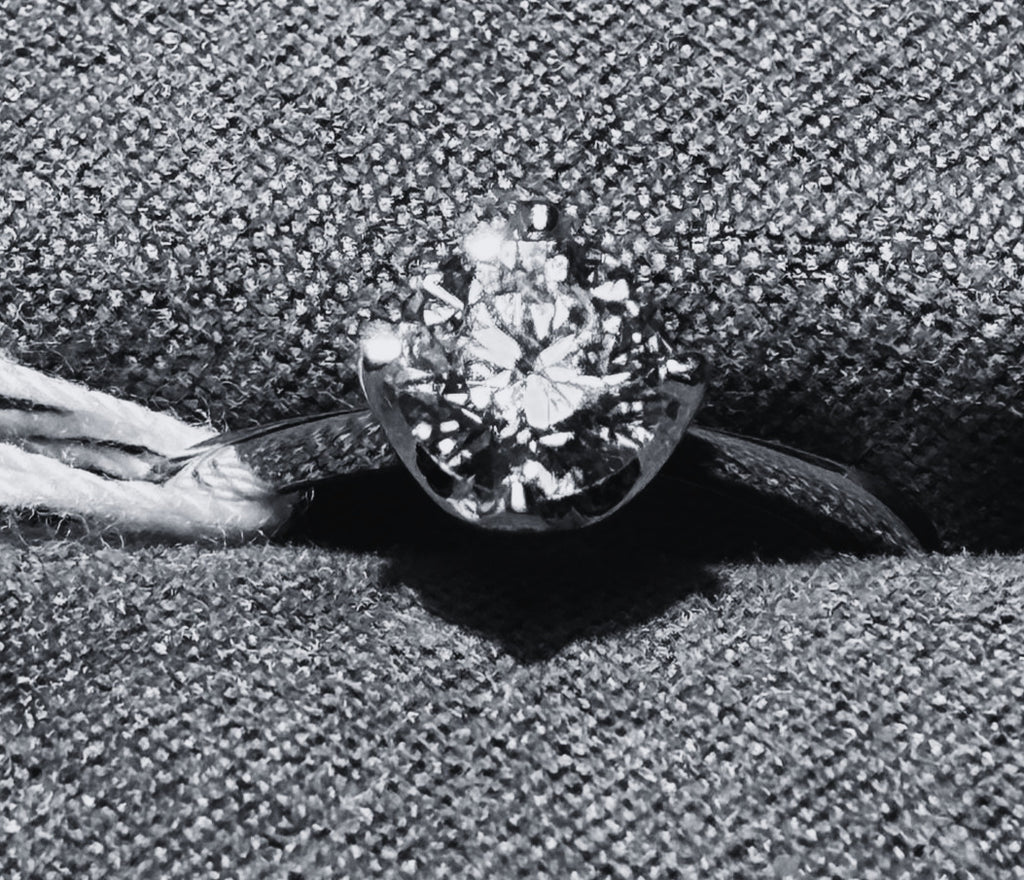 750WG 0.74 Carat Diamond Ring VS2 GIA