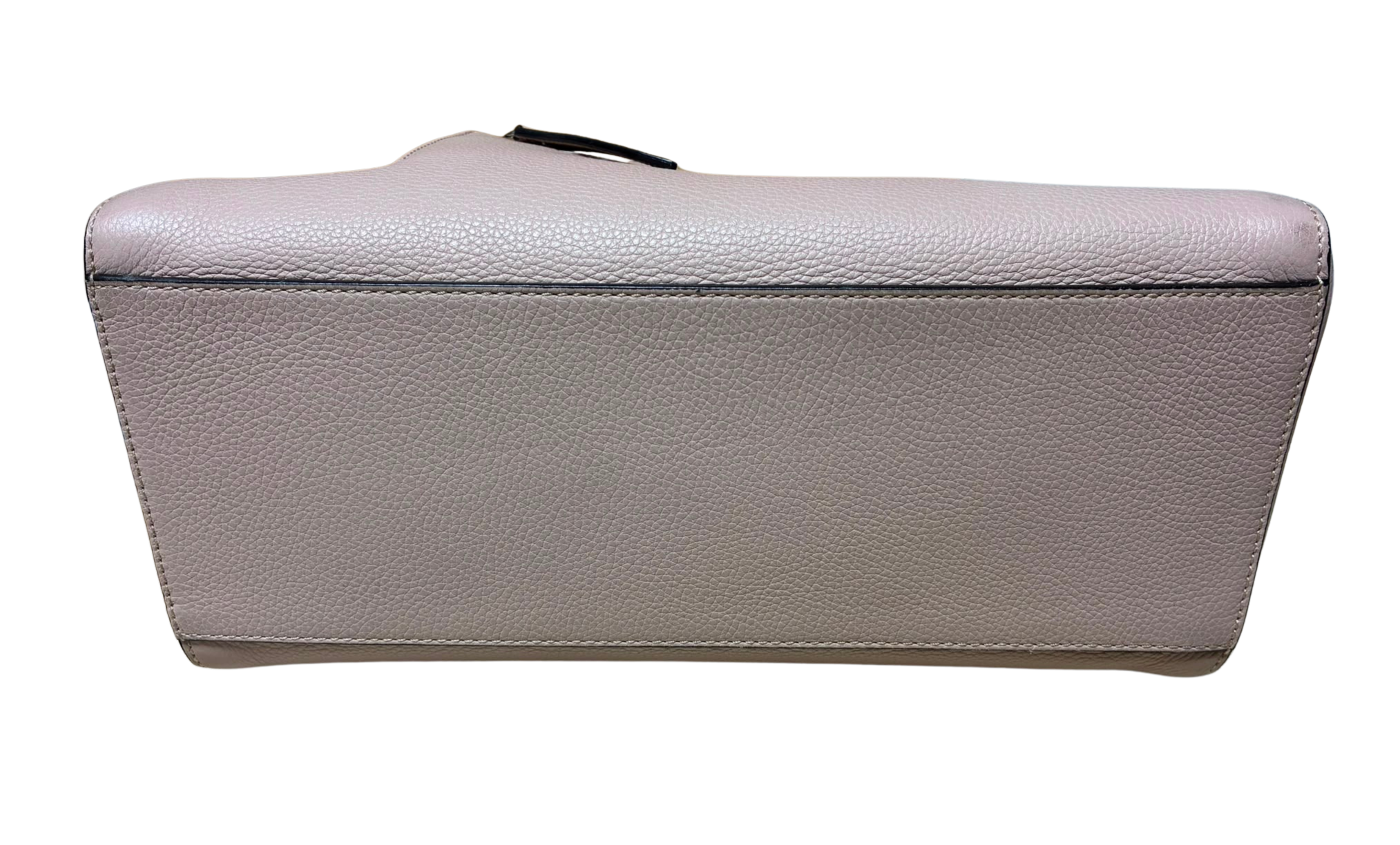 Bally Sommet ZIP Logo Engraved Leather 2way Handbag Shoulder Bag Pink Beige