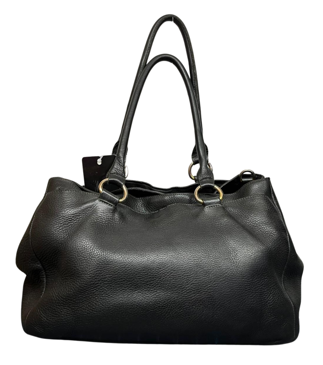 Prada Vitello Daino Tote Bag Black