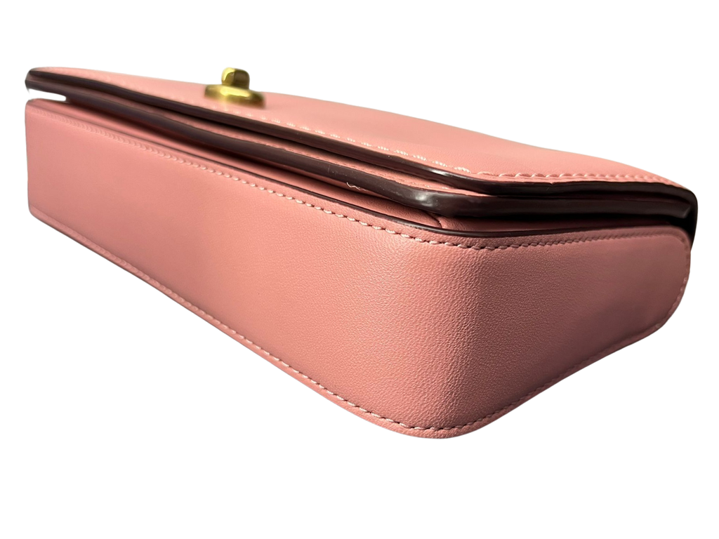 Coach Glovetan Dinky Crossbody Leather Bag Pink