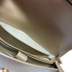 Pinko Love One Classic Simply Shoulder Bag  Taupe Leather Finish