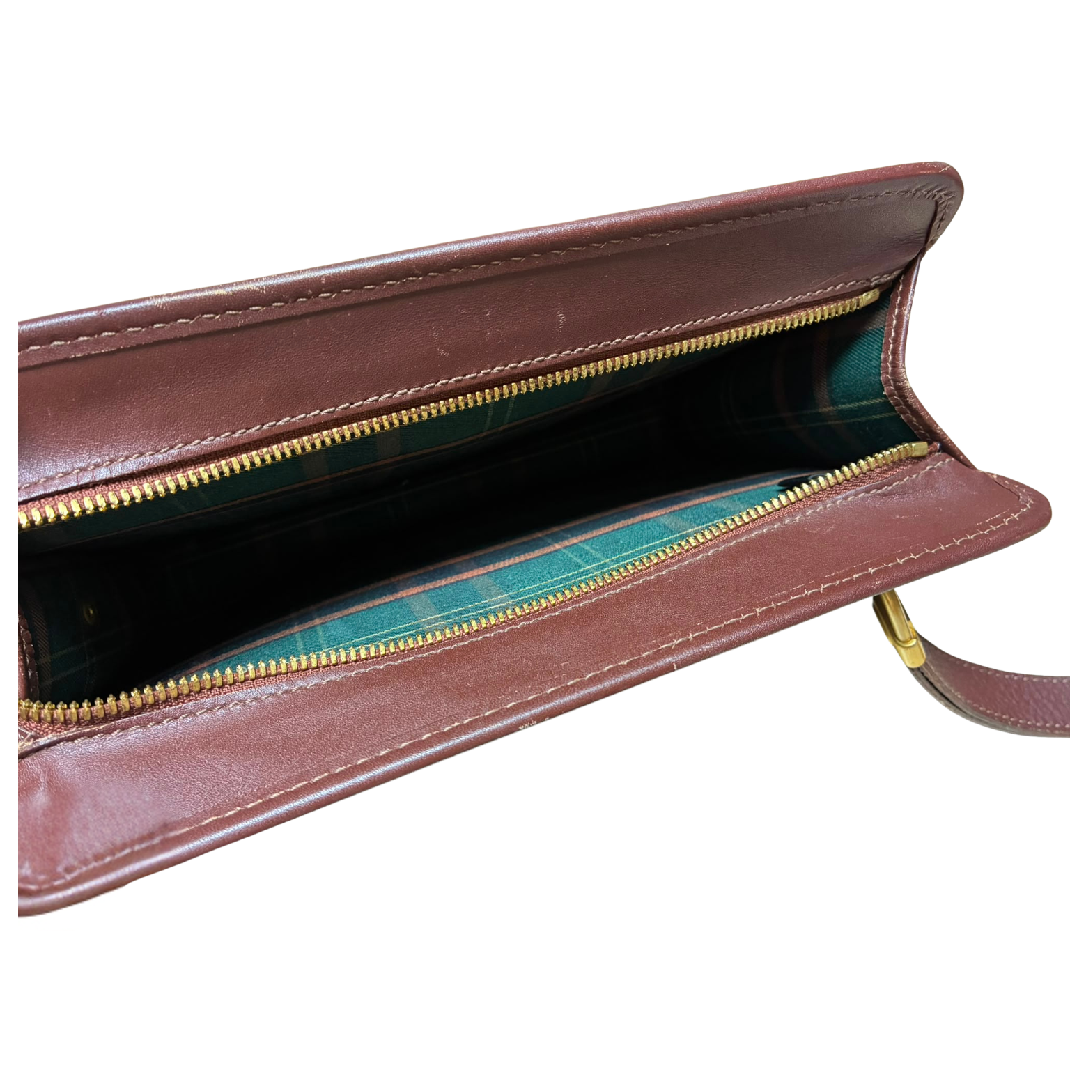 Dunhill Canvas And Leather Clutch Bag