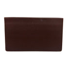 Cartier Burgundy Leather Long Wallet