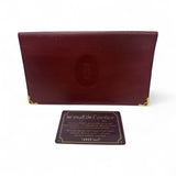 Cartier Burgundy Leather Bi-fold Wallet