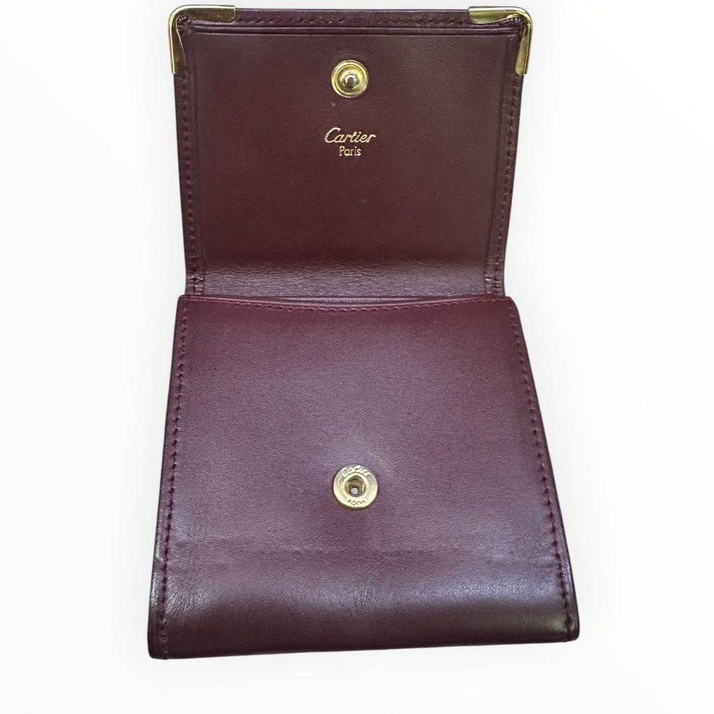 Cartier/Must de Cartier Coin Case with Box and Card