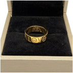 Cartier Love 750 Yellow Gold Ring , Size 49
