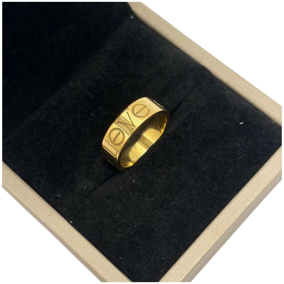 Cartier Love 750 Yellow Gold Ring , Size 49