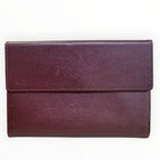 Cartier must de Cartier Burgundy Leather Wallet