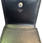 Cartier Must de Cartier Leather Bi-Fold Wallet – Black