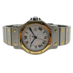 Cartier Santos Octagon Automatic 30mm Roman White Dial Watch