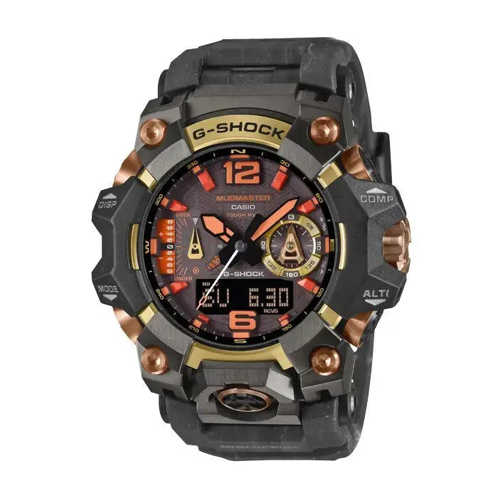 Casio G-Shock Mudmaster Magma Gold GWG-B1000MG-1A9 Tough Solar Analog-Digital Watch