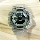 CASIO G-SHOCK GA-114RX-7ADR 40TH ANNIVERSARY CLEAR REMIX ANALOG-DIGITAL TRANSPARENT WATCH