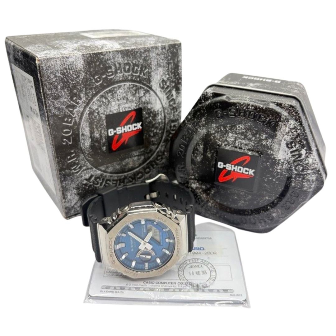 Casio G-Steel GBM-2100A-2B Tough Solar Digital-Analog Watch Secondary image