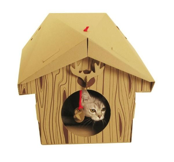 Cat Play House : Irresistible cardboard toy houses for cats Secondary image