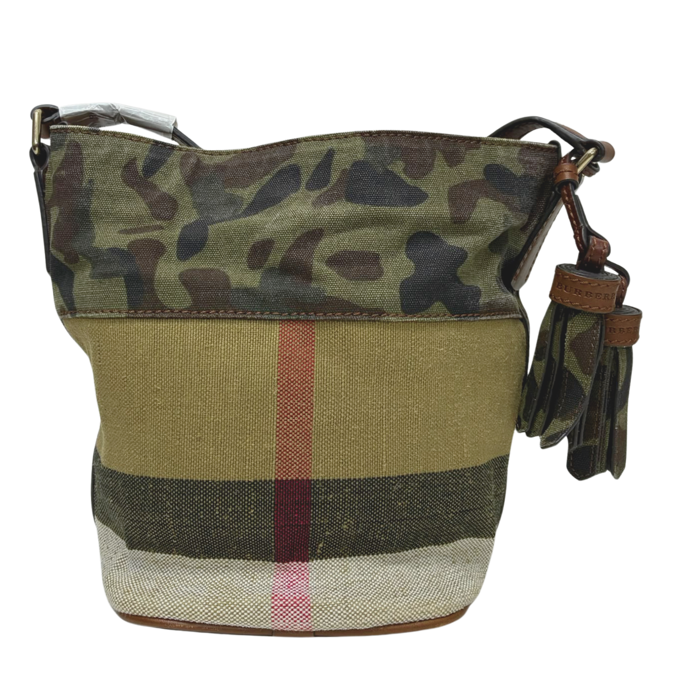 Burberry Camouflage Trimmed Ashby Bucket Bag Secondary image