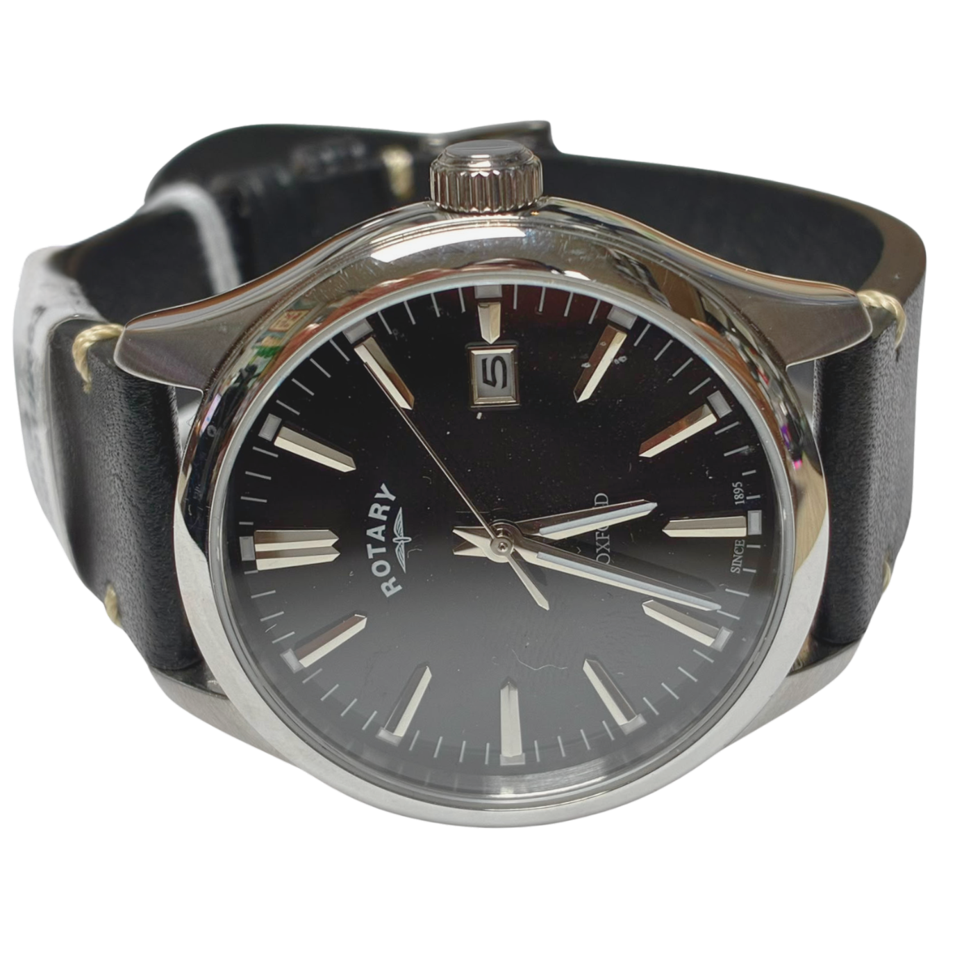 Rotary  GS0509204 Oxford Mens Analogue Quartz Watch Leather Bracelet