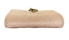 Dior My Dior Glycine Wallet Powder Pink Cannage Lambskin With D I O R Charms