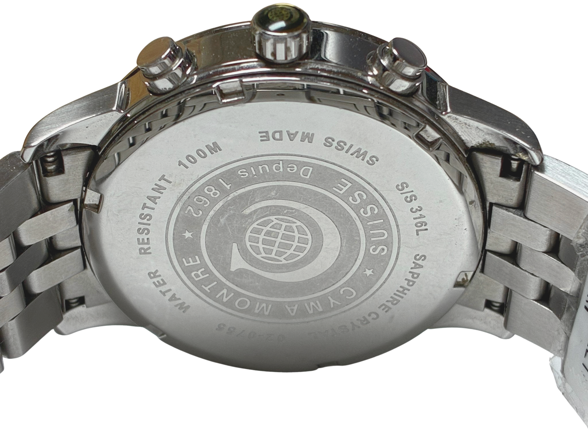CYMA 020755 Swiss Chronograph Mens Quartz Watch