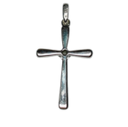 750WG Cross Pendant With Diamond 0.9GM