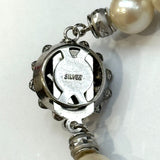 Silver, Cultured Pearl Necklace