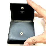 Cartier Pasha Black Leather Coin Case