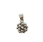750WG Textured Cluster Bead Pendant 1.4GM