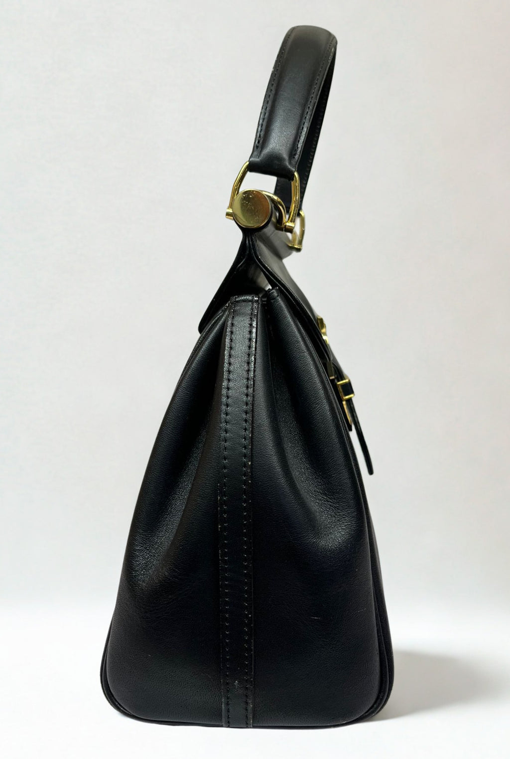 Vintage Valentino Garavani Top Handle Leather Handbag