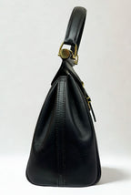 Vintage Valentino Garavani Top Handle Leather Handbag