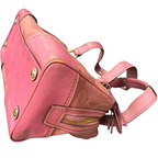 Coach 12290 Hamptons Signature Embossed Turnlock Satchel Bag