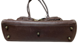 Coach Brown Leather Tote Bag Hampton Pebbled F06S 10213