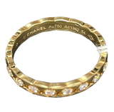 Chanel Ring 18KYG Diamond 3.5GM