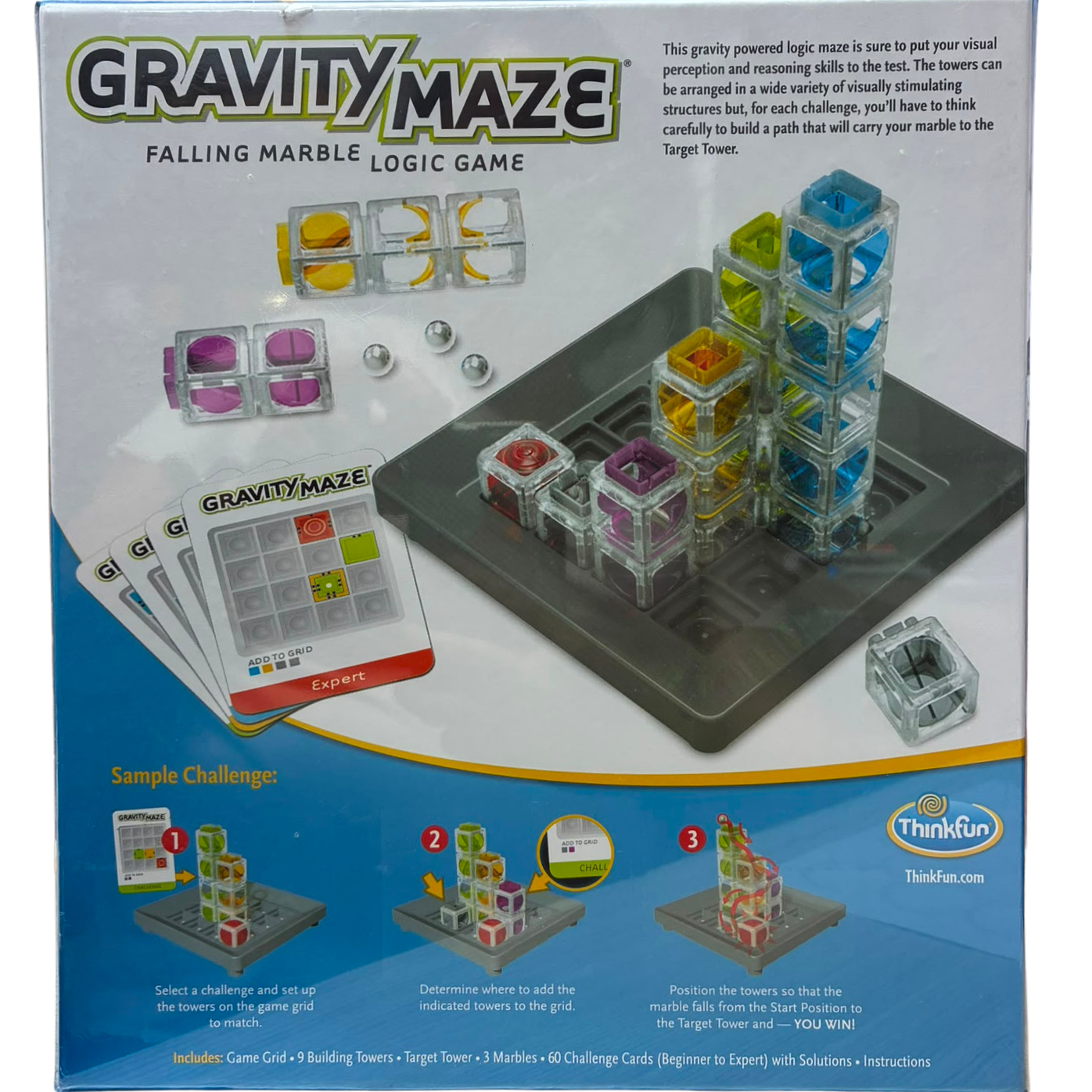 ThinkFun 1006 Gravity Maze Falling Marble Logic Game Secondary image