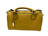 Coach Mustard Yellow Leather Mini Bennett Satchel