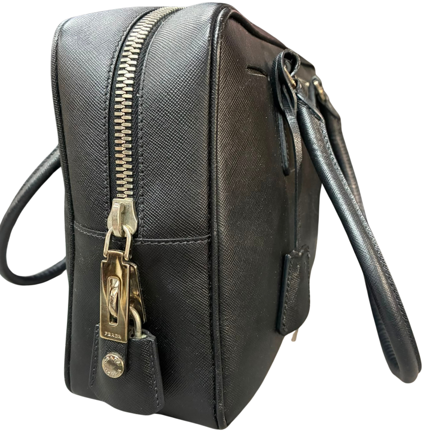 Prada Saffiano Lux Bauletto Bag