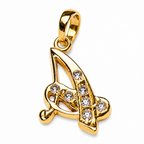 585YG Diamond Pendant 0.5GM